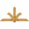Ekena Millwork Redmond Rough Sawn Timber Gable Bracket, Western Red Cedar, 72"W x 36"H x 4"D x 6"F, 12/12 Pitch GBW072X36X0406RED00RWR - alternate 1